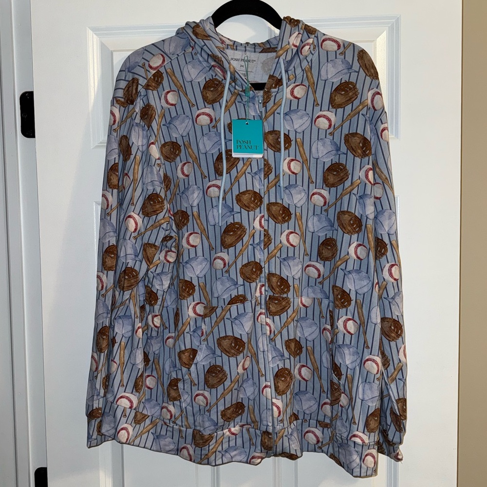 Posh Peanut Baseball Sweatshirt